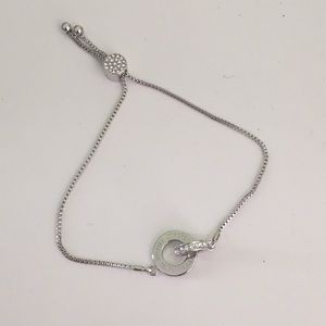 New! Swarovski Crystal sterling silver bracelet